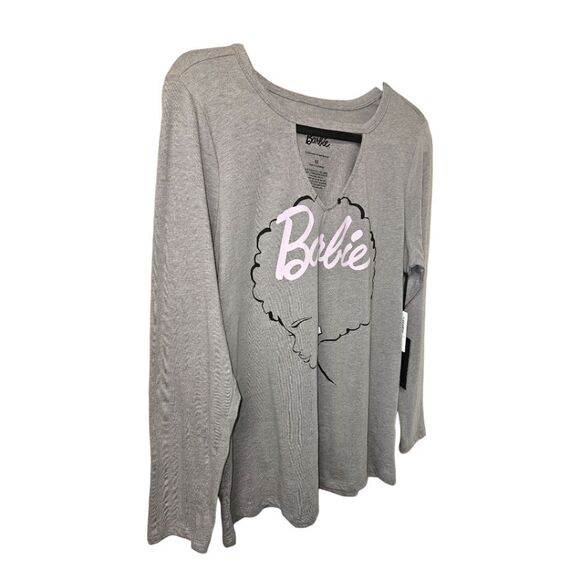 NEW TORRID BARBIE PLUS SIZE SUPER SOFT CHOKER LONG SLEEVE TEE. - Picture 4 of 15